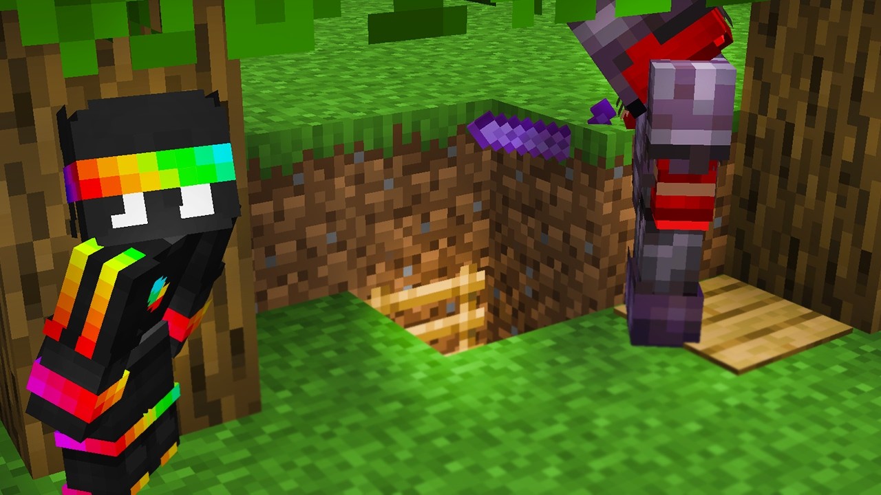 I Survived 100 Days Inside a Hidden Minecraft Base
